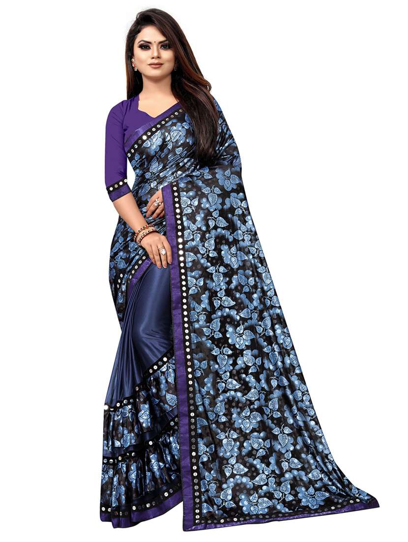 women's saree combo with blouse - 20183966 -  Standard Image - 1