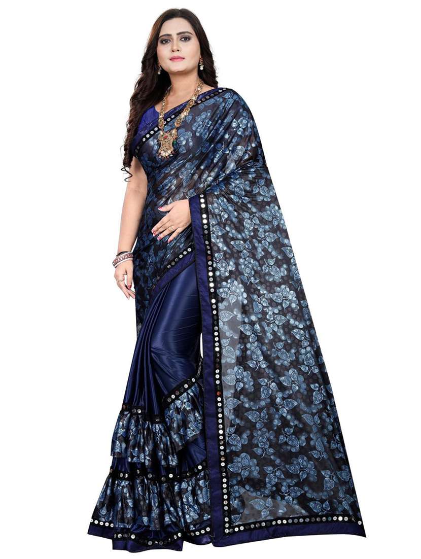 women's saree combo with blouse - 20183974 -  Standard Image - 1