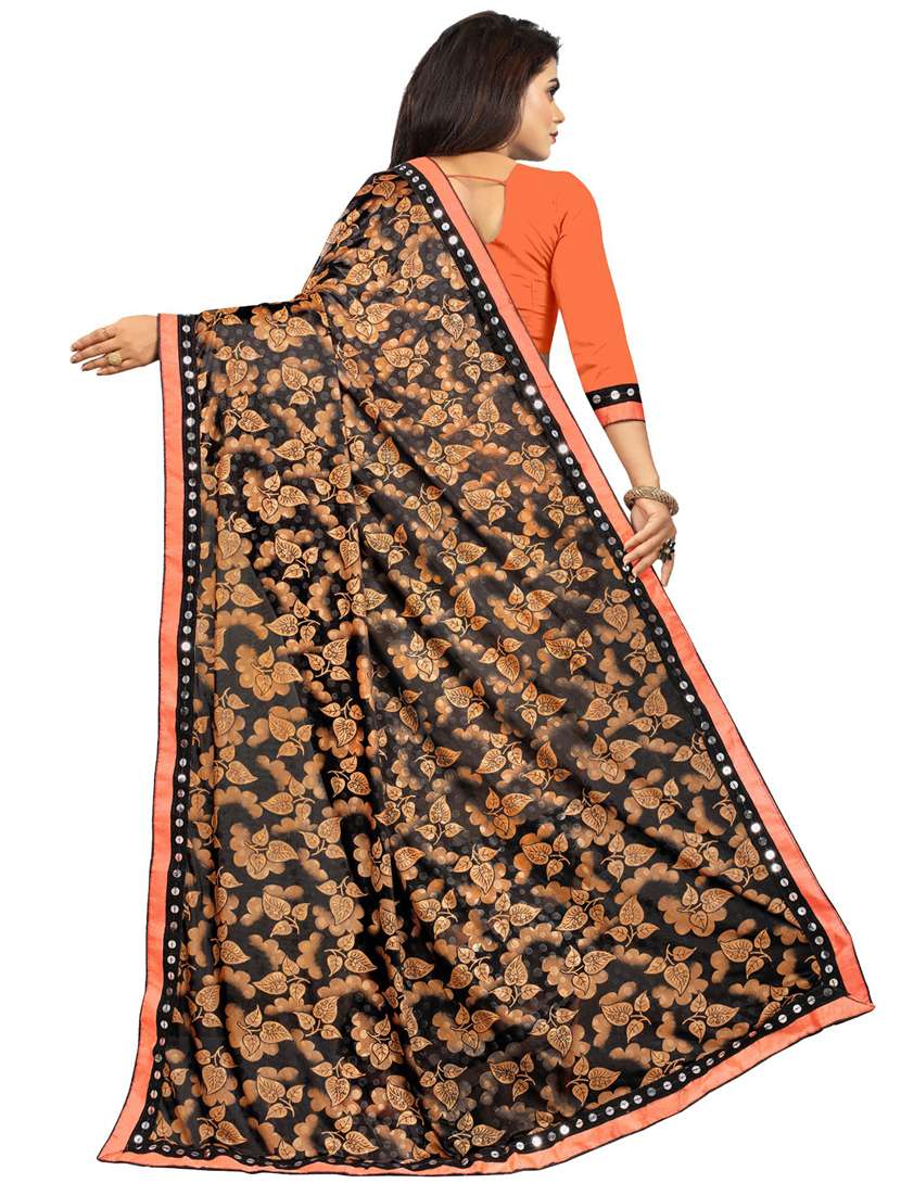 women pack of 2 multi color saree with blouse - 20183983 -  Standard Image - 4