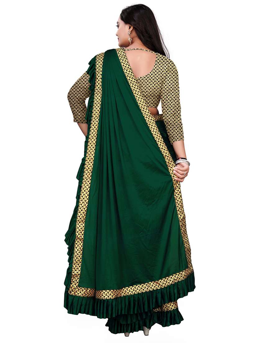 women's saree combo with blouse - 20184044 -  Standard Image - 4