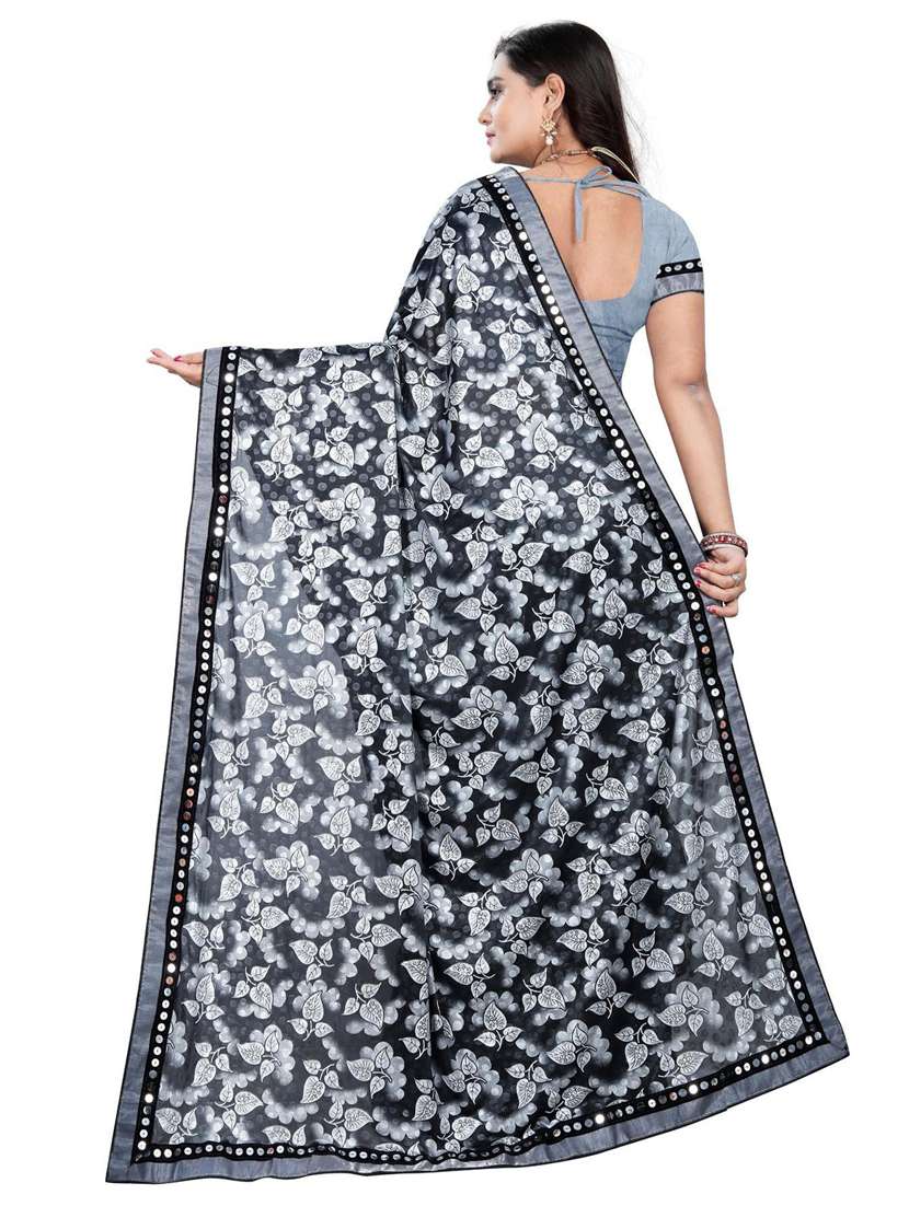 women's saree combo with blouse - 20184048 -  Standard Image - 4