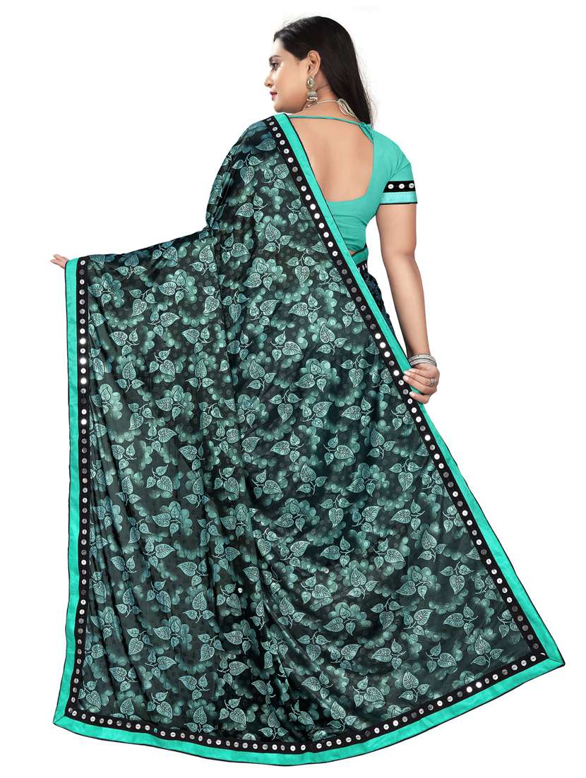 women's saree combo with blouse - 20184078 -  Standard Image - 4