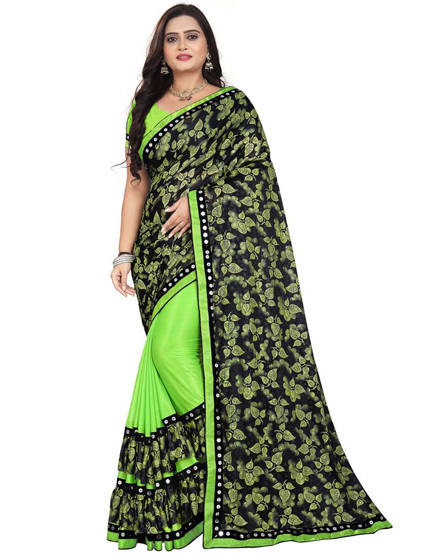 women pack of 2 multi color combo saree with blouse - 20184084 -  Standard Image - 1