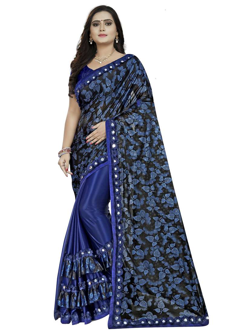 women's saree combo with blouse - 20184094 -  Standard Image - 1