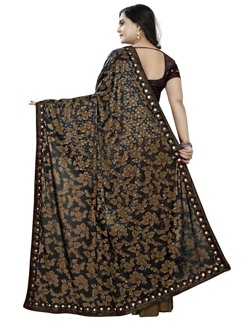 women's saree combo with blouse - 20184094 -  Standard Image - 4