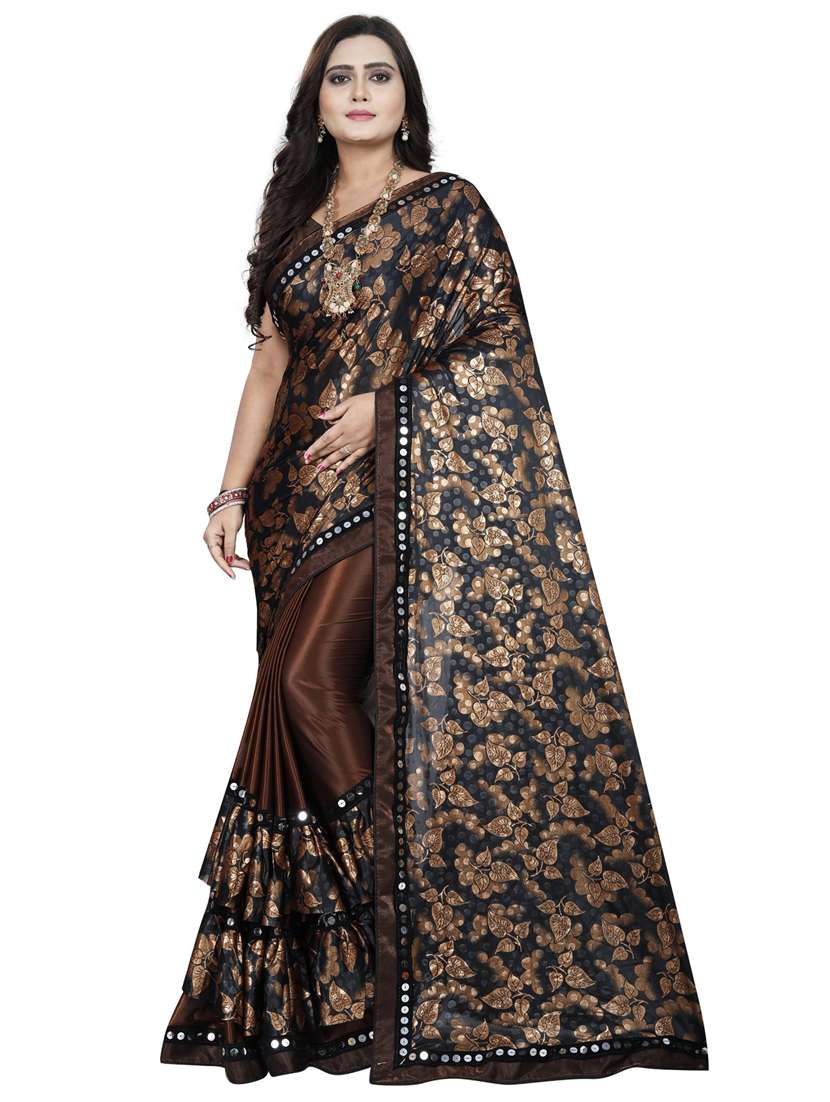 women's saree combo with blouse - 20184105 -  Standard Image - 1