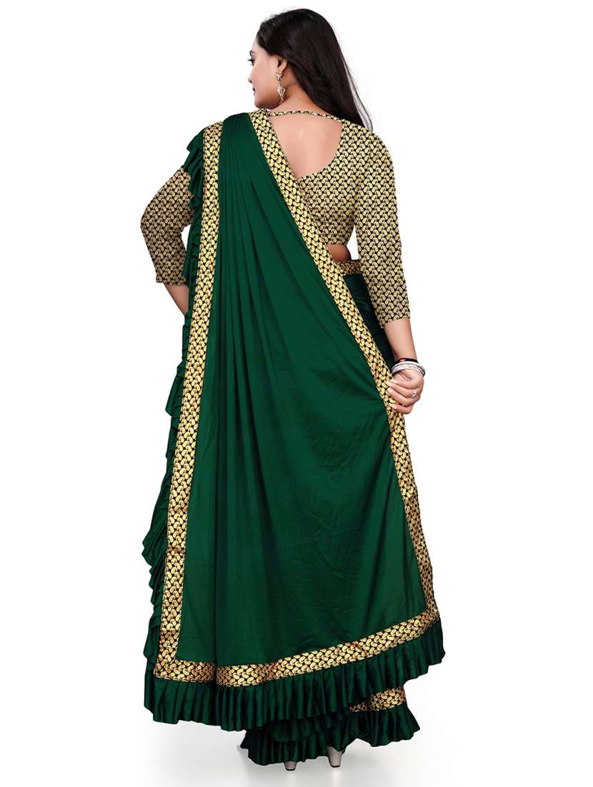women's saree combo with blouse - 20184118 -  Standard Image - 4