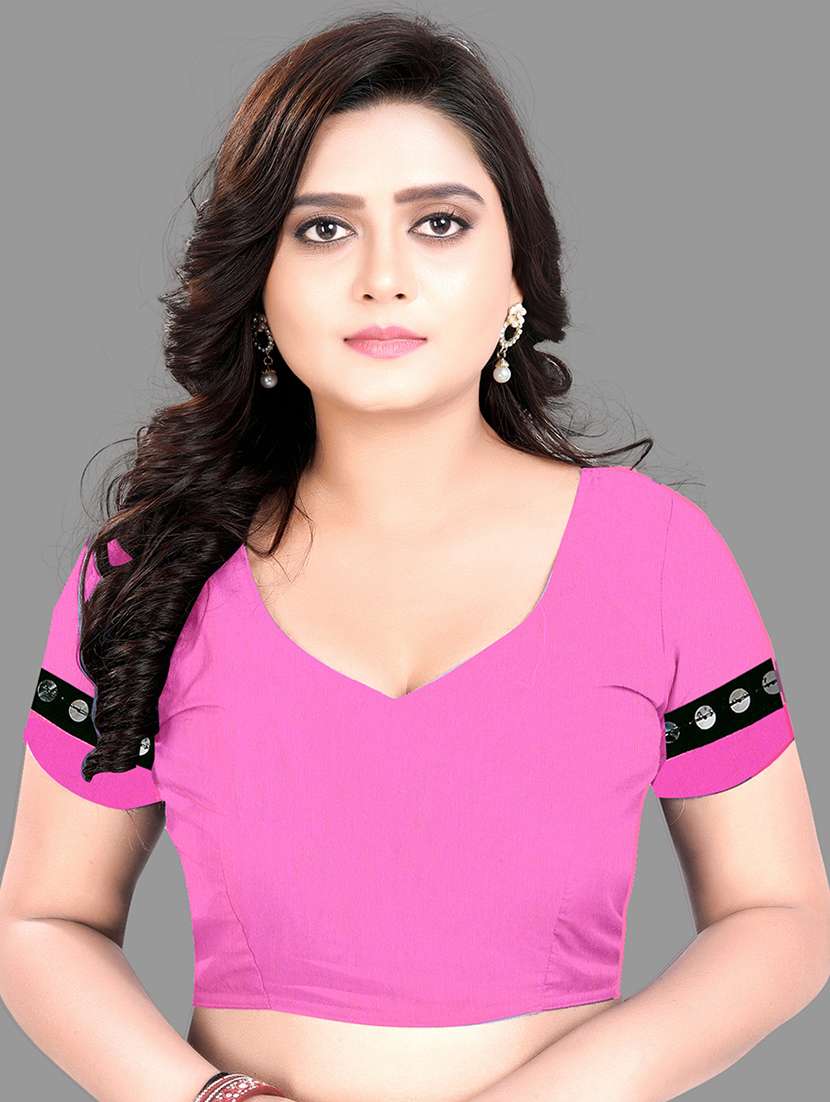 Women Printed Ruffle Saree With Blouse - 20184160 -  Standard Image - 4