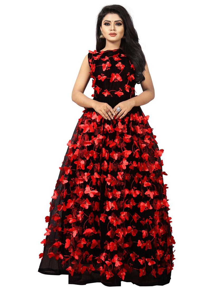 women pack of 2 round neck gown - 20184445 - Standard Image - 1