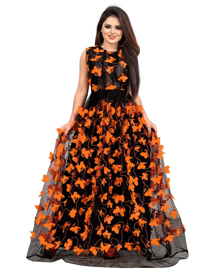 pack of 2 self design a-line gowns - 20184458 - Standard Image - 1