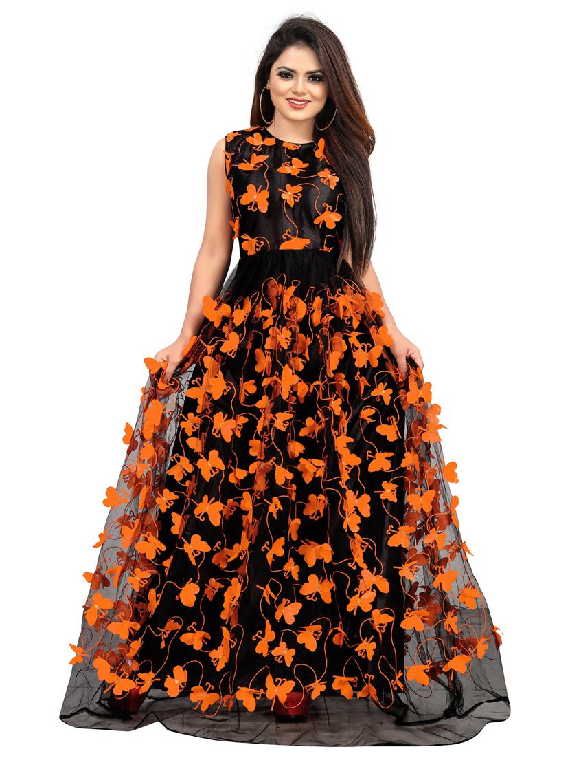 pack of 2 self design a-line gowns - 20184463 - Standard Image - 1