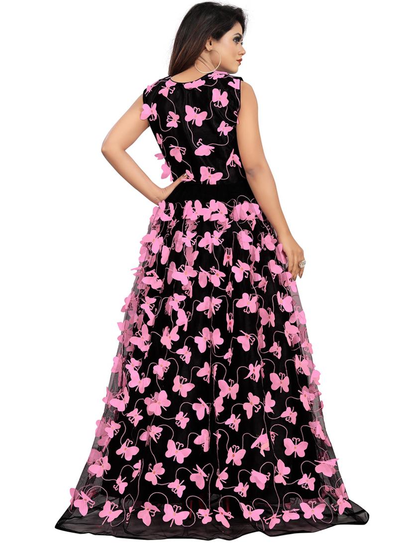 pack of 2 self design a-line gowns - 20184463 - Standard Image - 4