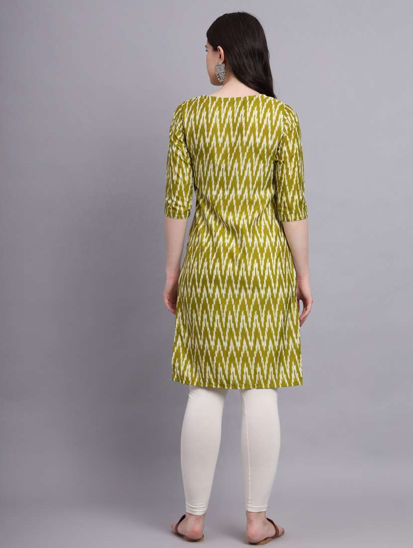 women's straight kurta - 20184539 -  Standard Image - 4