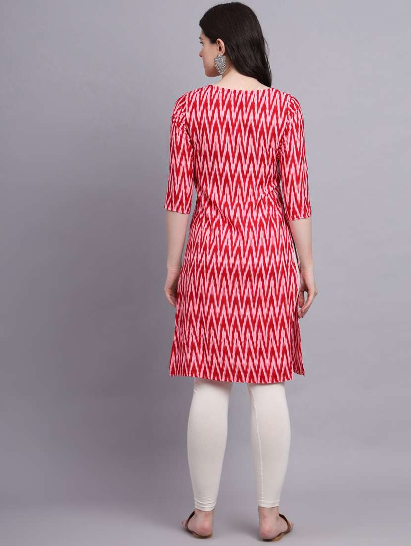 women's straight kurta - 20184540 -  Standard Image - 4