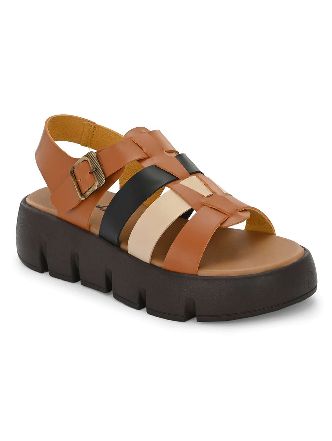 tan back strap sandal - 20184610 -  Standard Image - 1