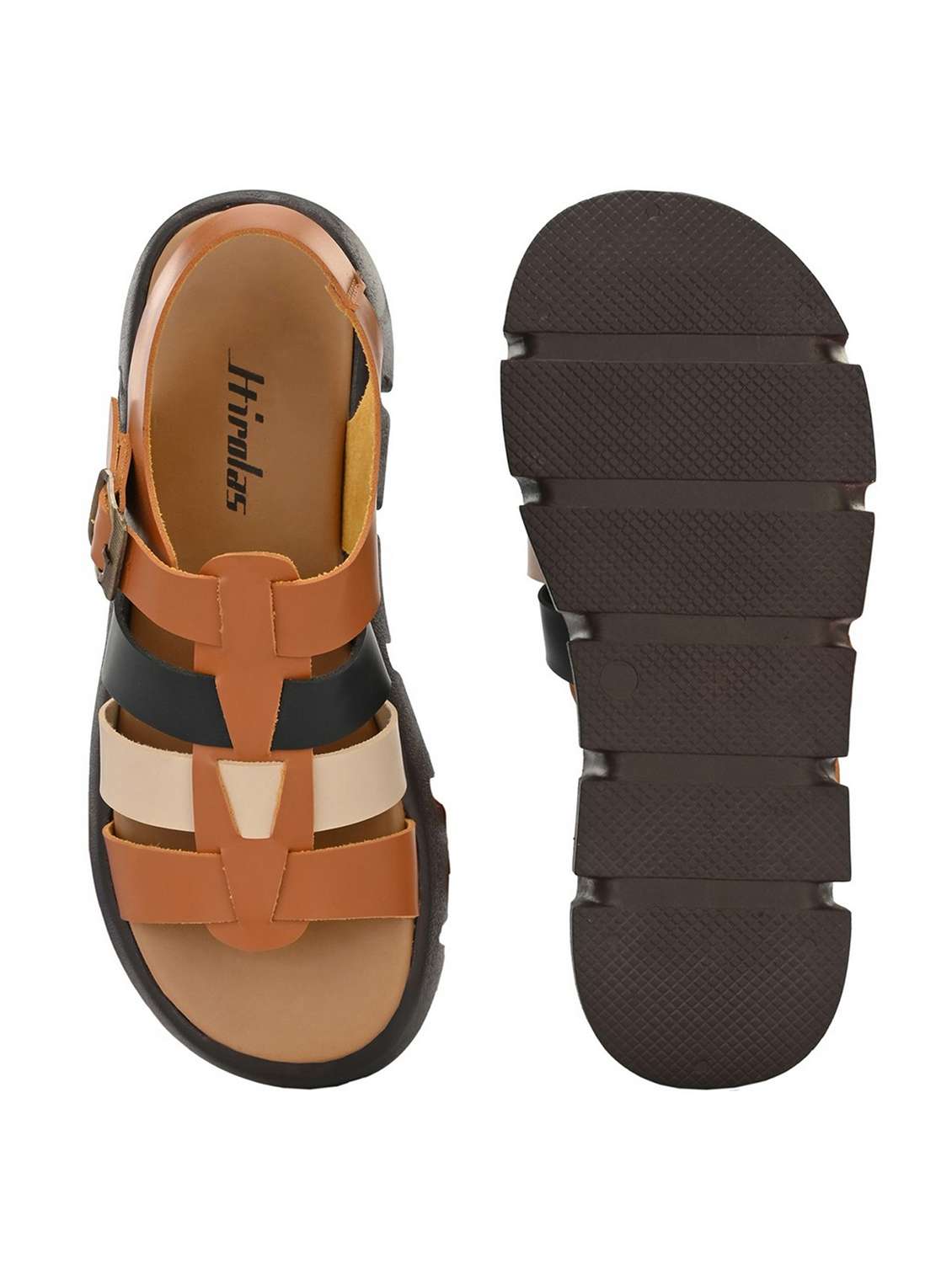 tan back strap sandal - 20184610 -  Standard Image - 4