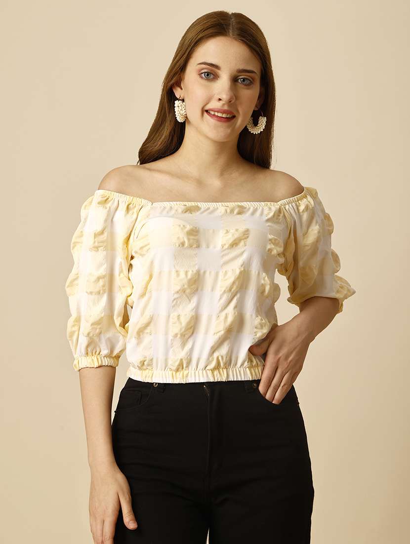 women's straight off shoulder top - 20187289 -  Standard Image - 1