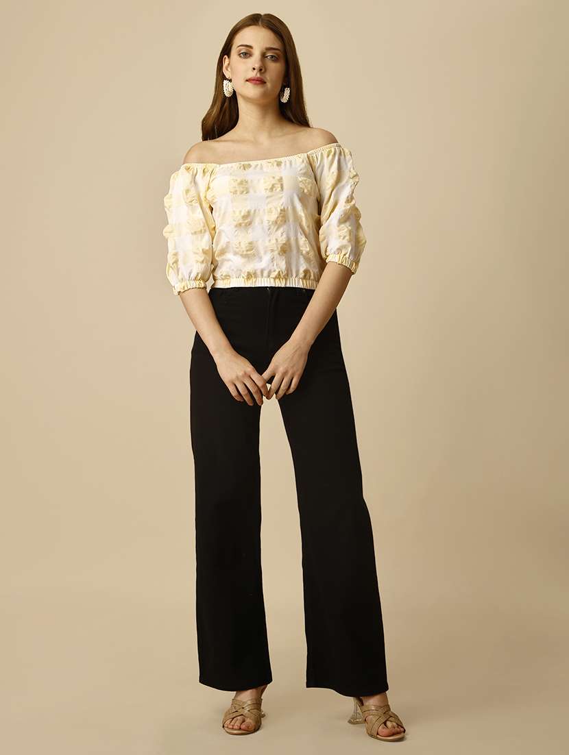 women's straight off shoulder top - 20187289 - Standard Image - 4