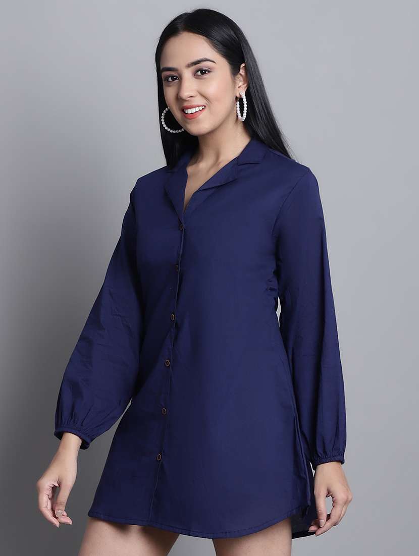 women's solid dress - 20187963 - Standard Image - 1
