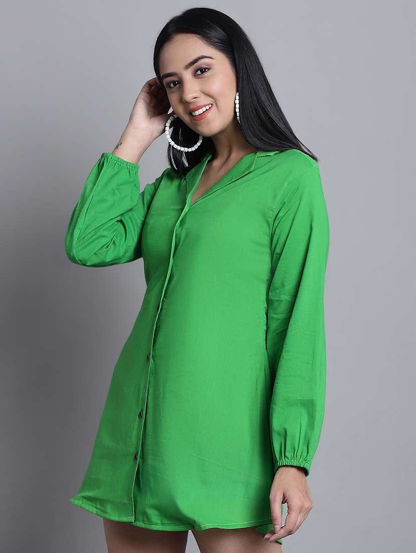 women's shirt solid dress - 20187969 -  Standard Image - 1
