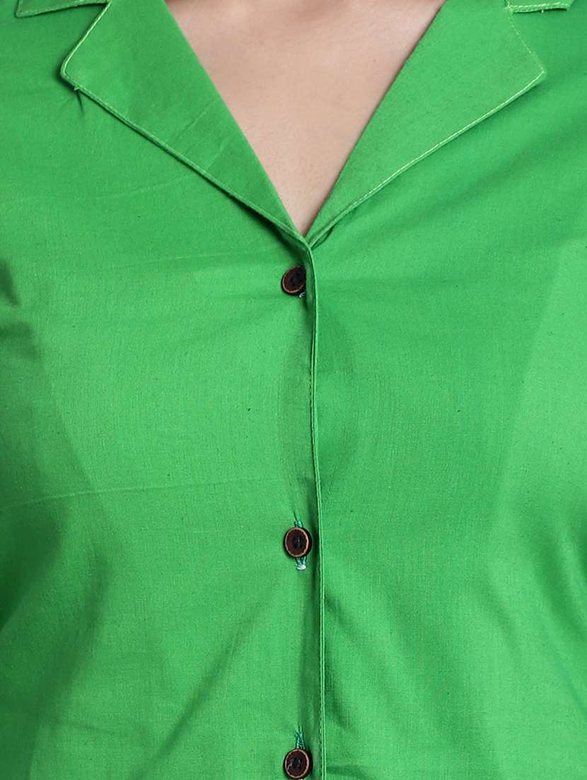 women's shirt solid dress - 20187969 -  Standard Image - 4