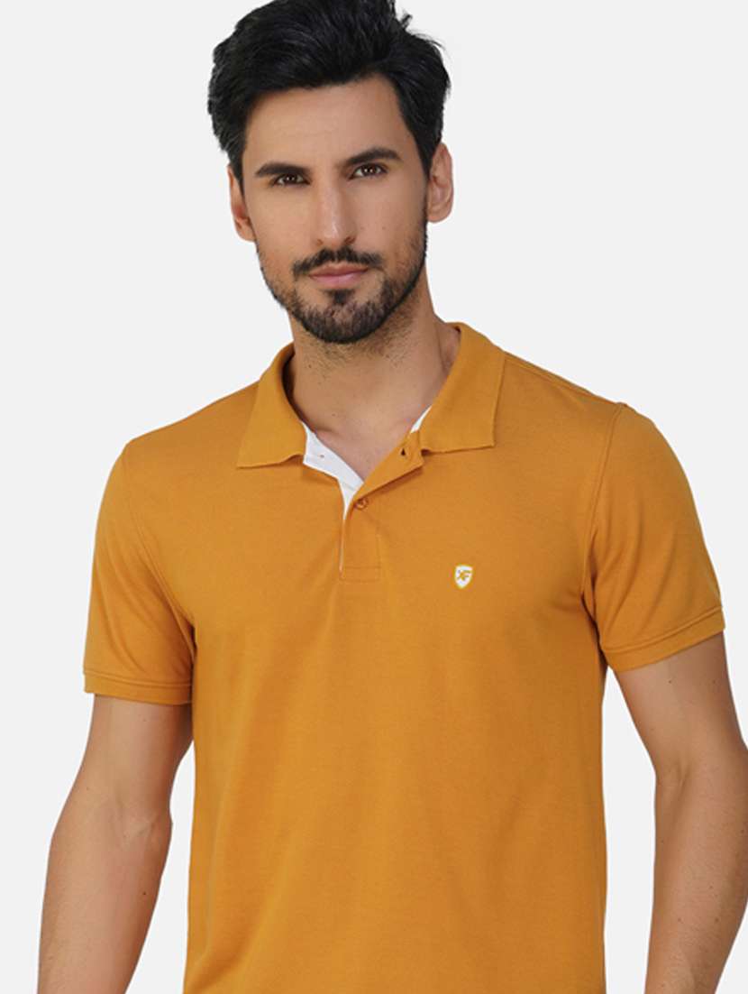 men solids polo neck t-shirts - 20188371 -  Standard Image - 1
