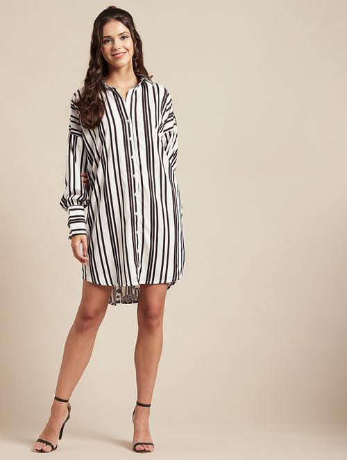 women's shirt striped dress - 20188959 - Standard Image - 0