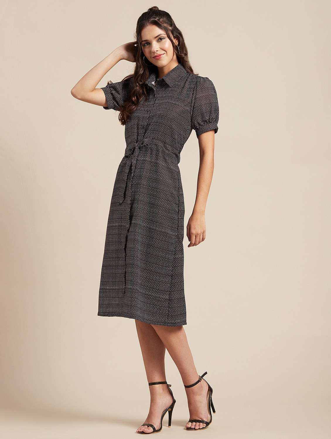 women's shirt chevron dress - 20188966 - Standard Image - 1