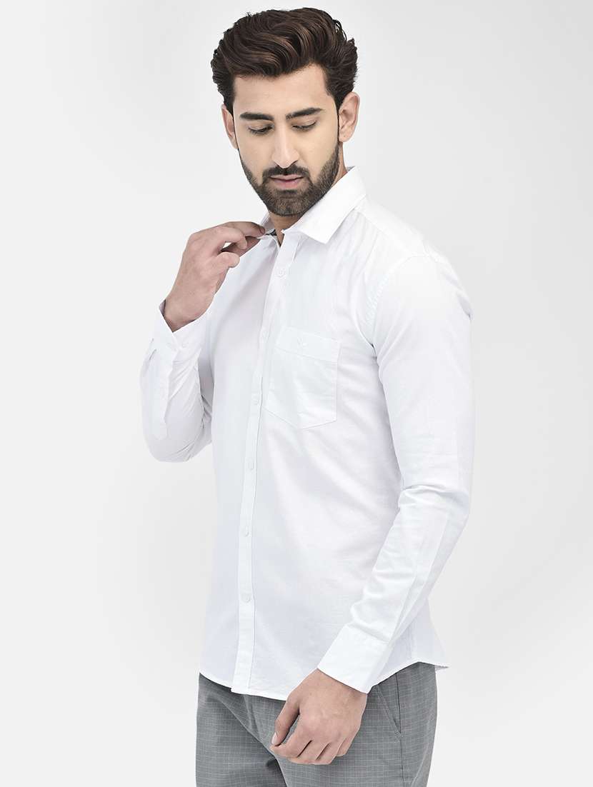 mens solid casual shirt - 20189850 -  Standard Image - 1