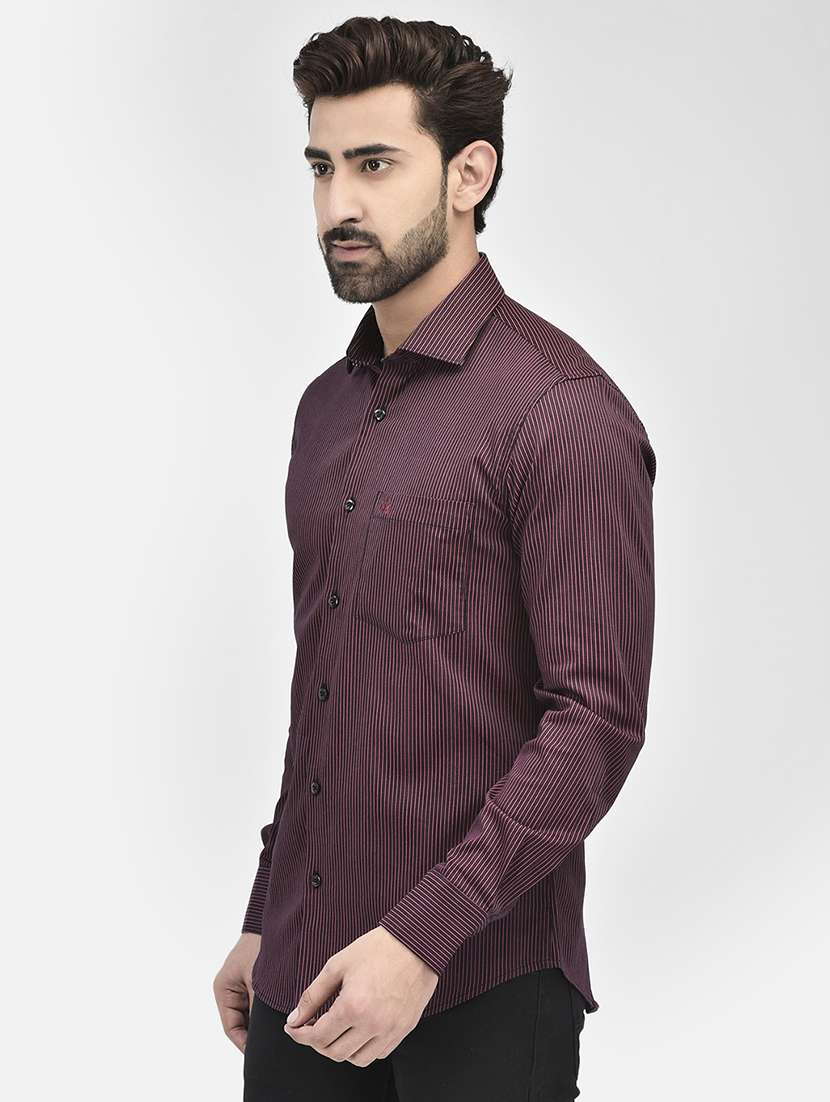 mens stripes casual shirt - 20189853 - Standard Image - 1
