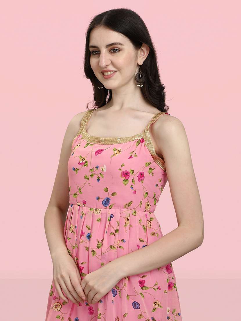 printed kurta sharara set with dupatta   - 20194415 -  Standard Image - 4