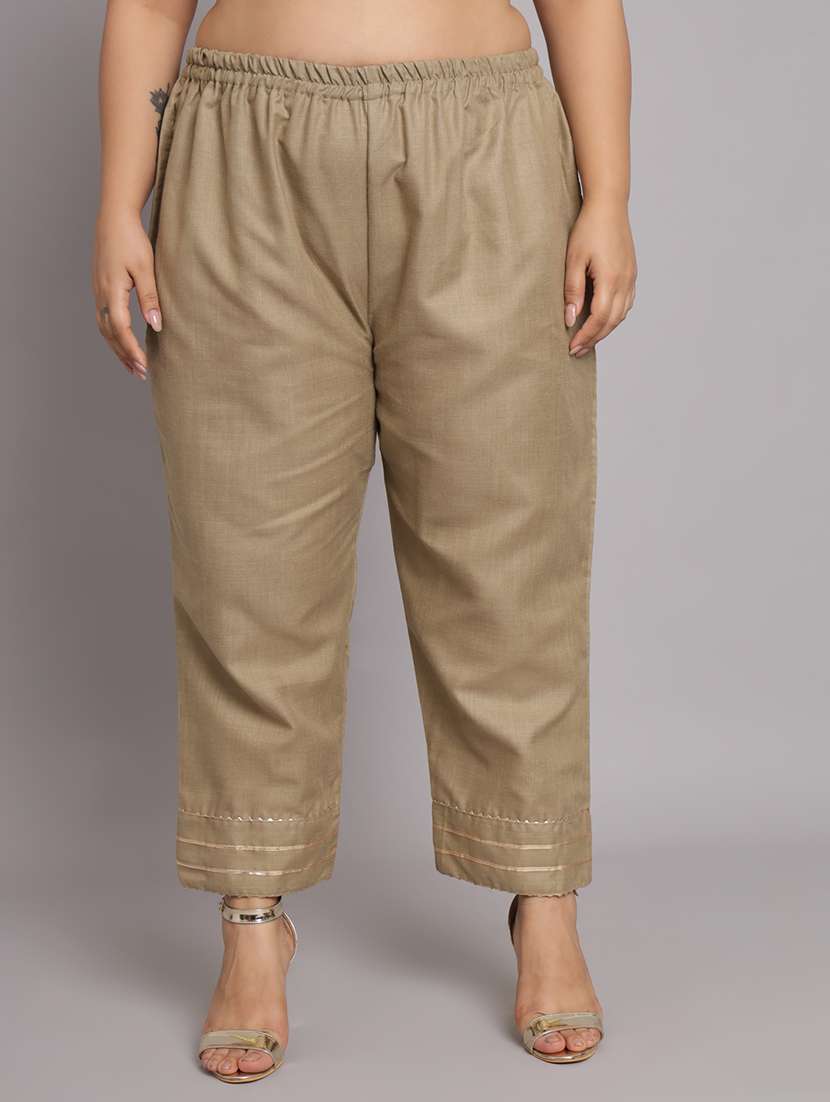 yellow round neck kurta pant set with dupatta - 20194574 - Standard Image - 4