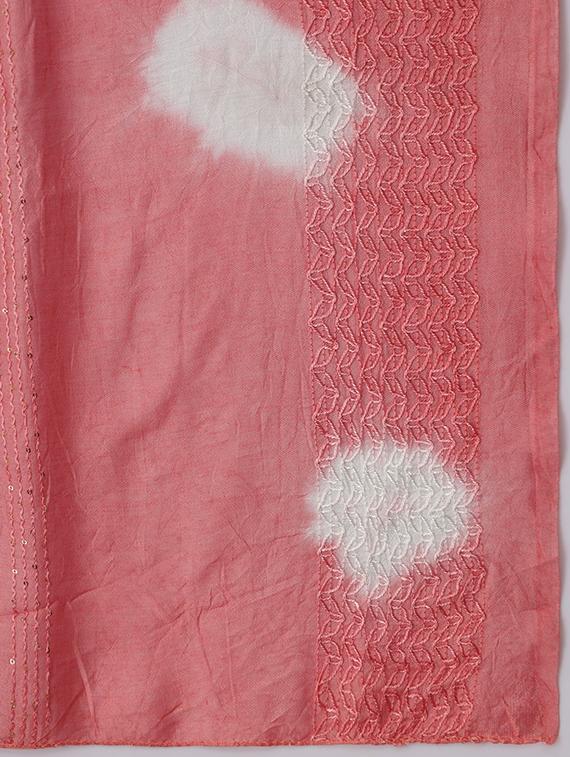 self design kurta pant set with dupatta - 20195150 - Standard Image - 4