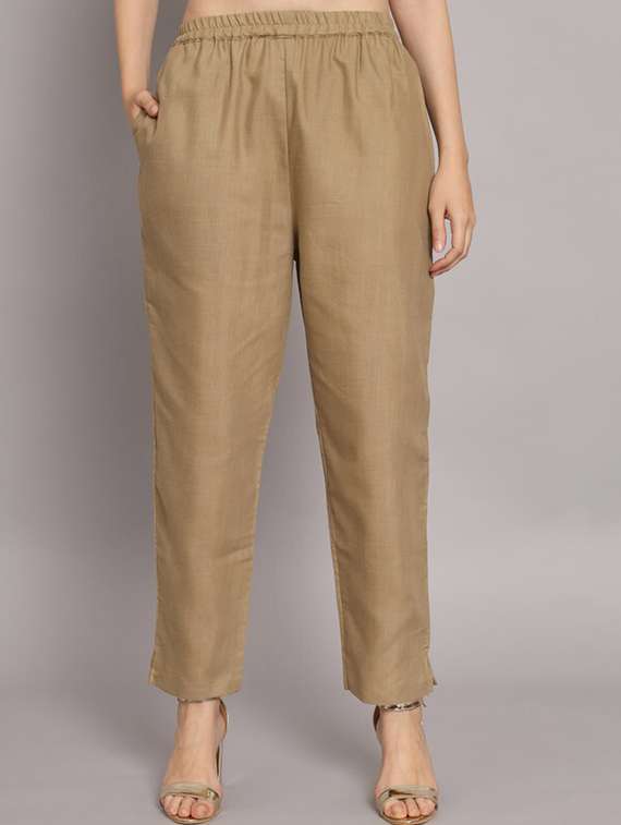 red round neck kurta pant set with dupatta - 20195350 -  Standard Image - 4