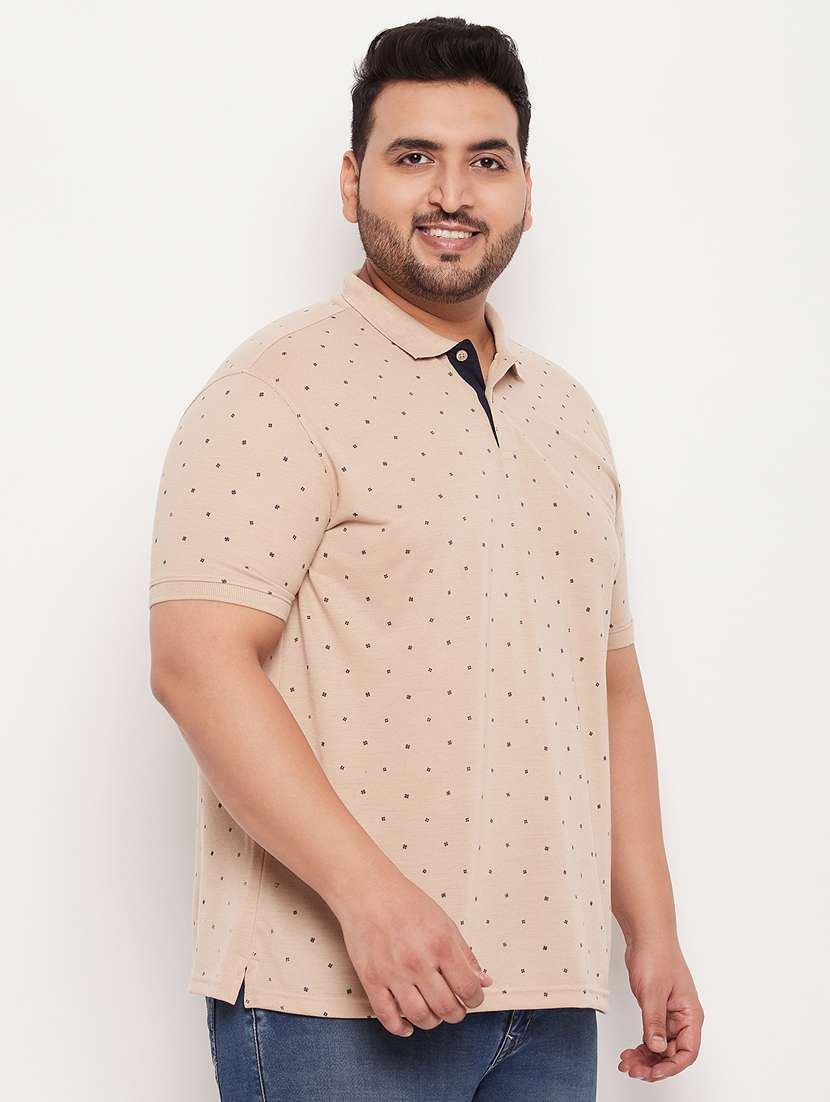 polo neck printed polo t-shirt - 20195406 -  Standard Image - 1