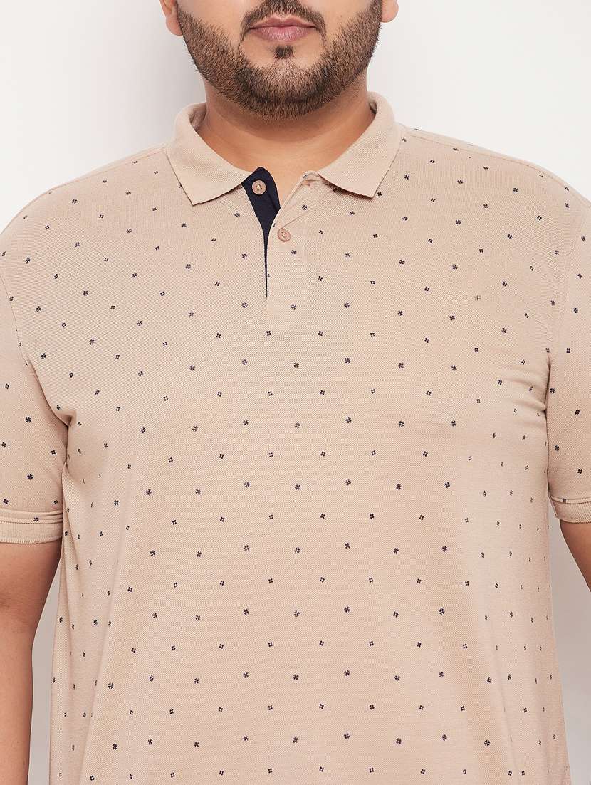 polo neck printed polo t-shirt - 20195406 -  Standard Image - 4