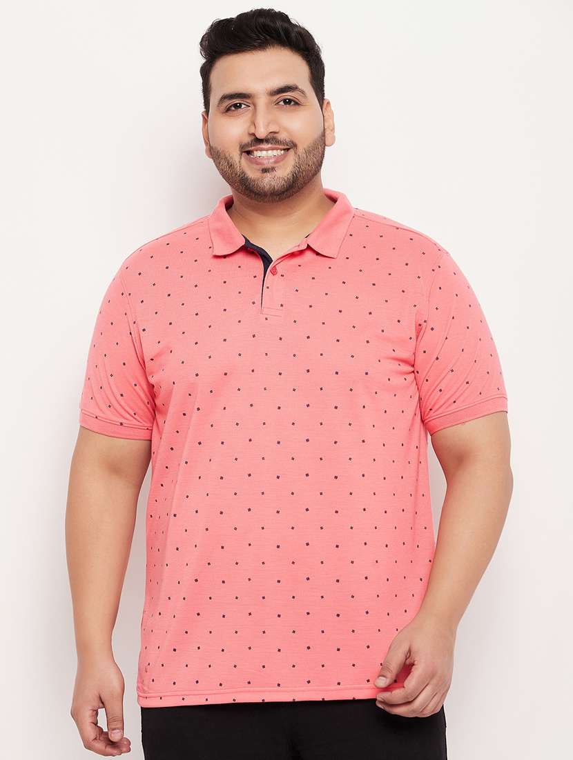 polo neck printed polo t-shirt
