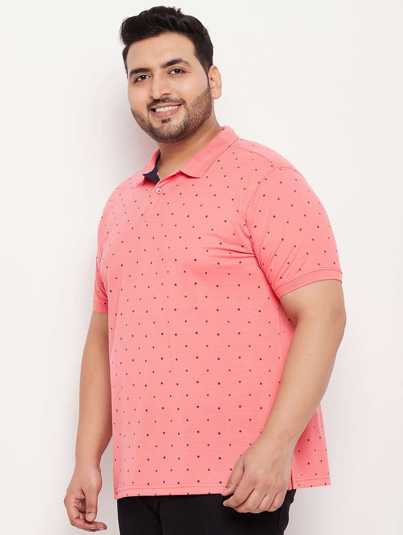 polo neck printed polo t-shirt - 20195407 -  Standard Image - 1