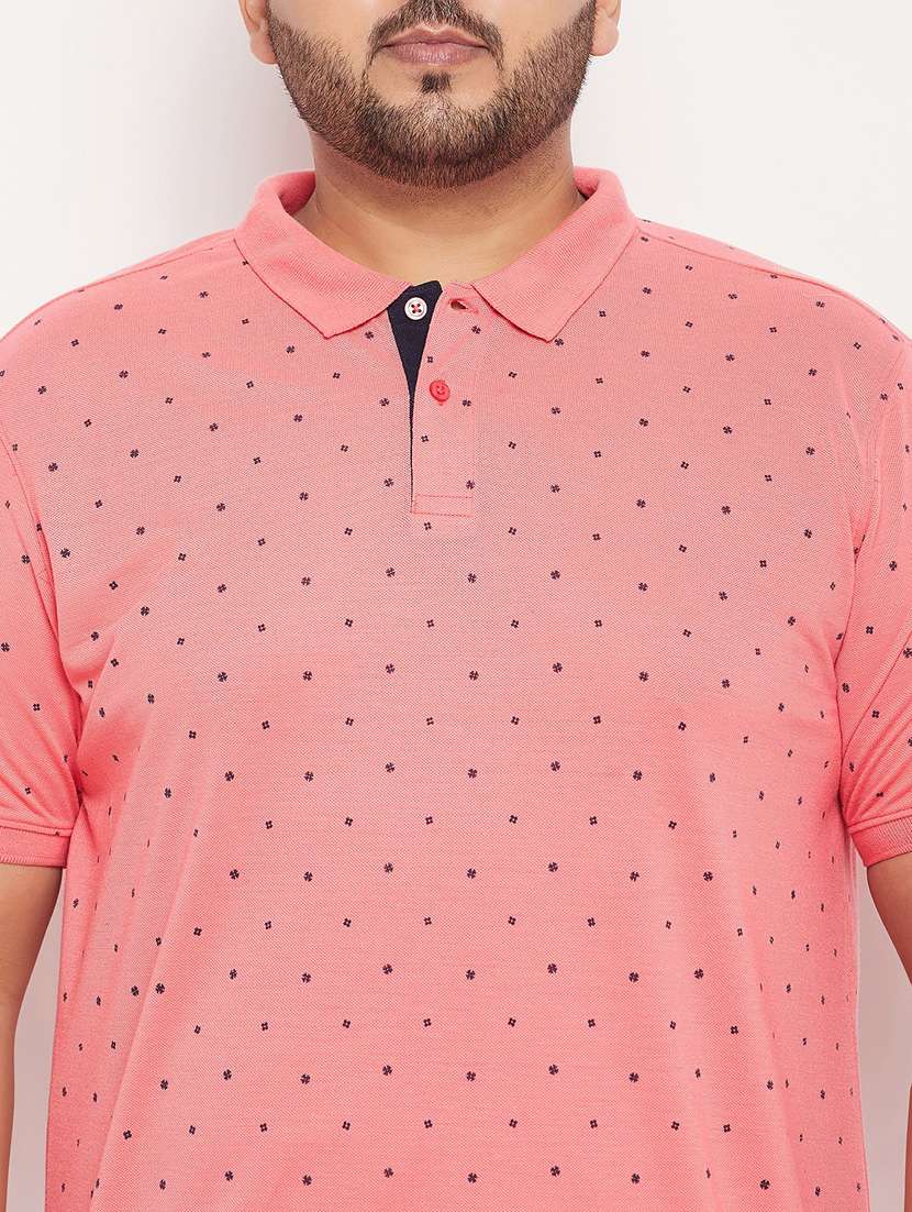 polo neck printed polo t-shirt - 20195407 -  Standard Image - 4