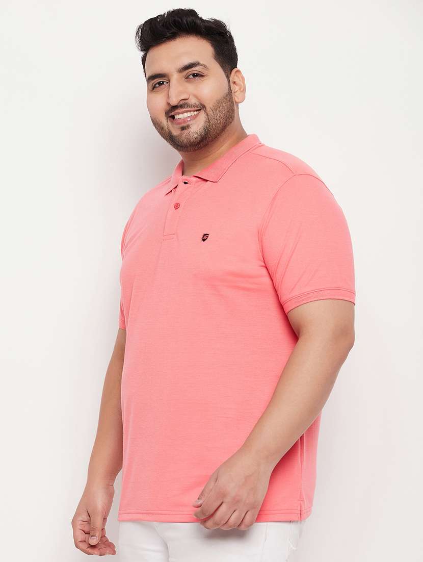 polo neck solid polo t-shirt - 20195414 -  Standard Image - 1