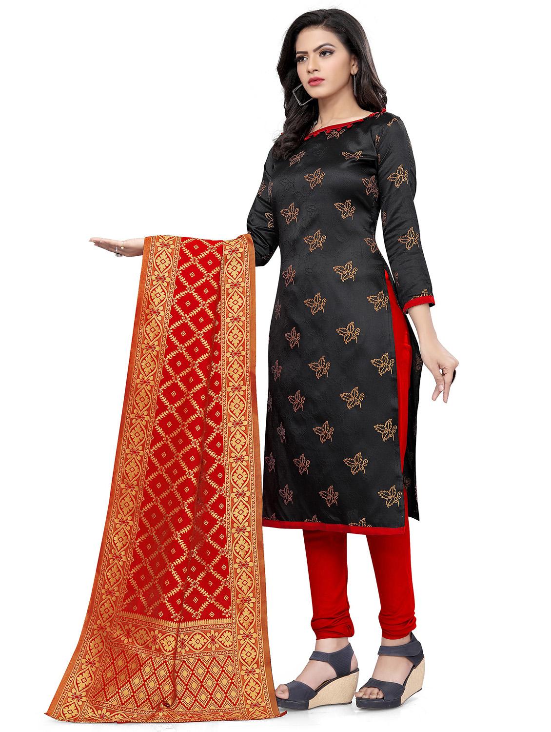 self design unstitched suit set  - 20196202 -  Standard Image - 1