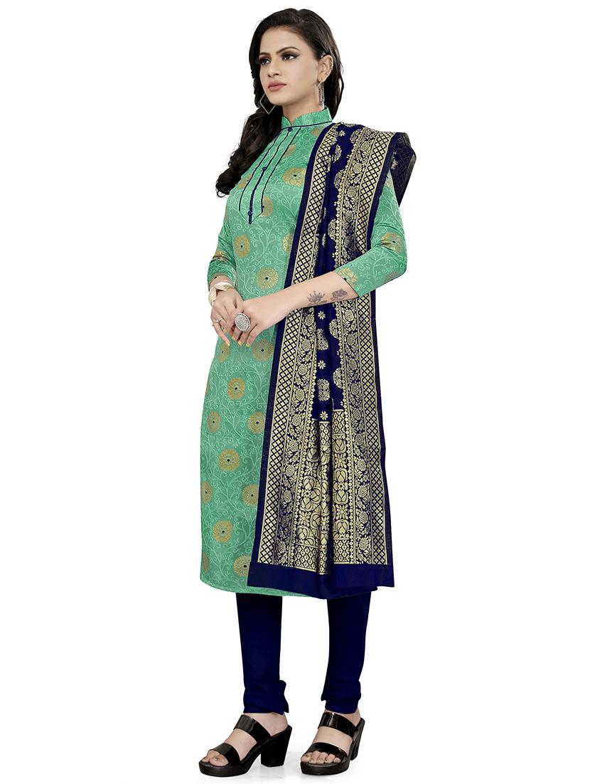 self design unstitched suit set - 20196242 - Standard Image - 1