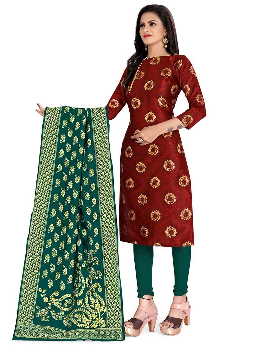 self design unstitched suit set  - 20196266 -  Standard Image - 1