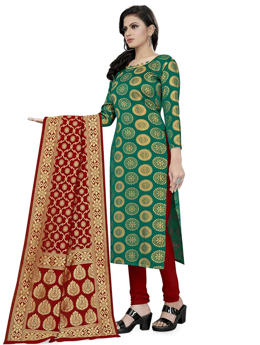 self design unstitched suit set  - 20196283 -  Standard Image - 1
