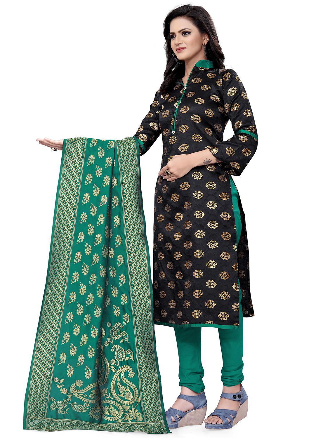 self design unstitched suit set - 20196317 - Standard Image - 1