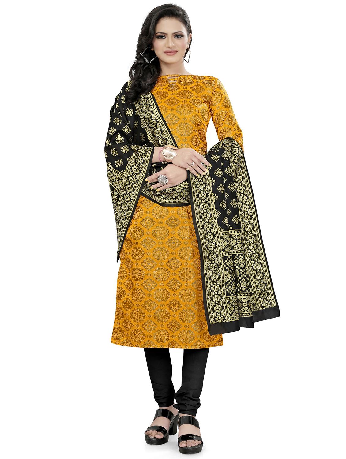 self design unstitched suit set - 20196382 - Zoom Image - 0