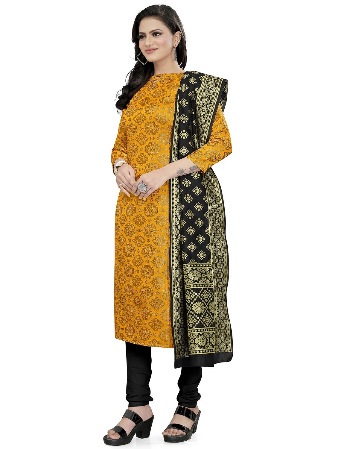 self design unstitched suit set - 20196382 - Standard Image - 1