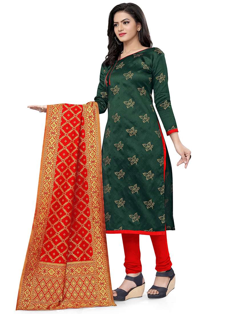 self design unstitched suit set  - 20196437 -  Standard Image - 1