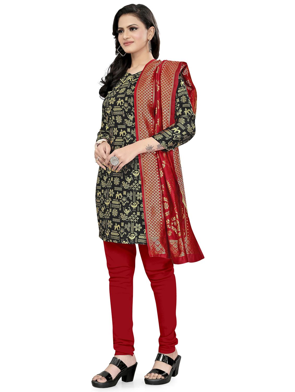 self design unstitched suit set - 20196452 - Standard Image - 1