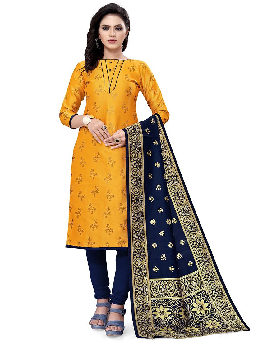 self design unstitched suit set - 20196575 - Zoom Image - 0
